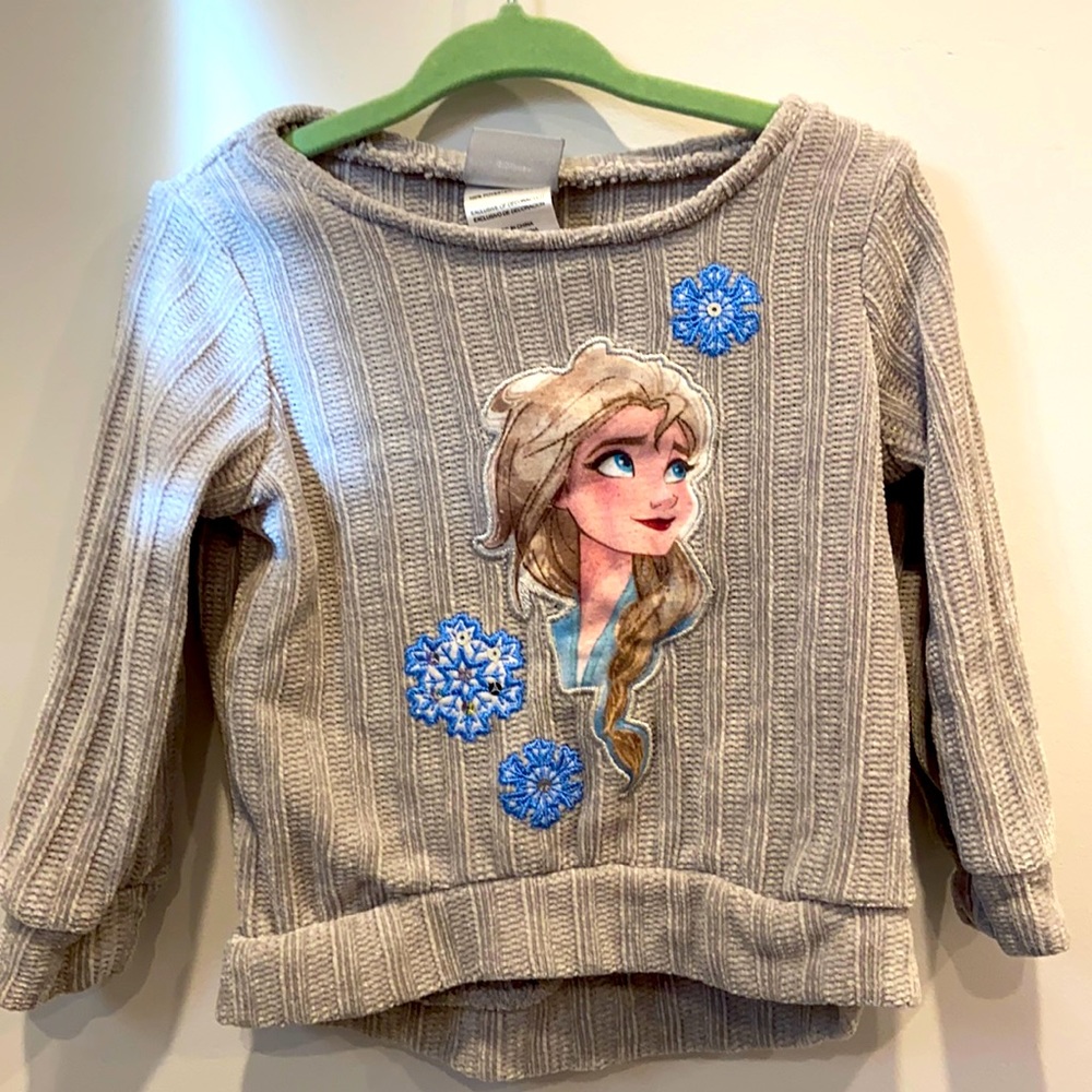Frozen chenille sweater size 2T
